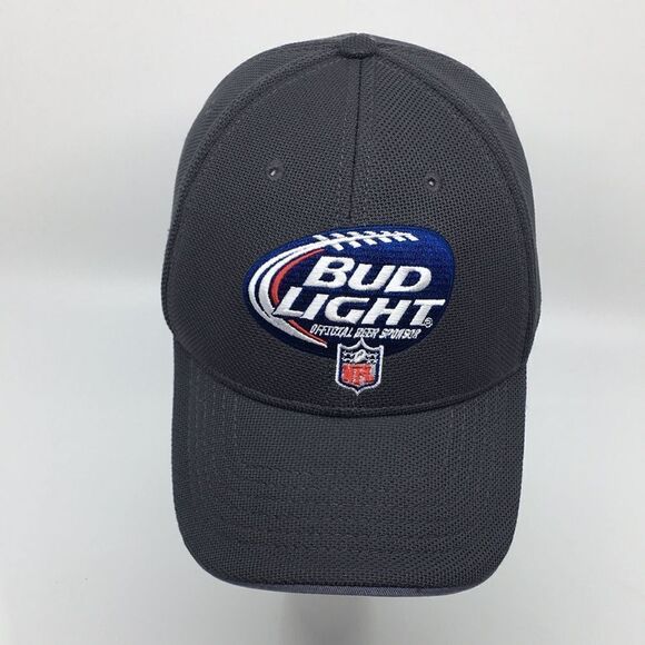 Bud Light NFL Football Men’s Baseball Cap Hat with Velcro backstrap - Picture 4 of 16